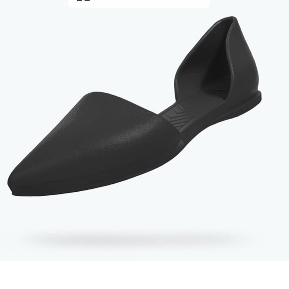 Black D’Orsay Audrey Flats by Native